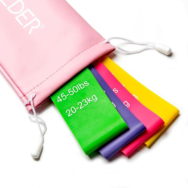 Booty Builder Minibands Rosa 4-Pack